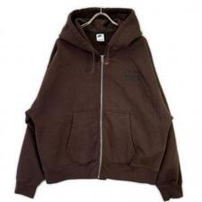 ナイキ ×Stussy FJ9175-261 ブラウン Stone Washed Fleece Zip Hoodie Dark Cinder 買取実績です。