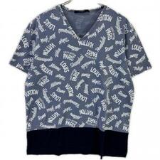 ルイヴィトン 18SS HEY06W ブルー×ネイビー オックスフォードシティロゴVネックTシャツ 買取実績です。