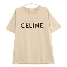 セリーヌ ベージュ 2X681671Q コットン ロゴ 半袖Tシャツ 買取実績です。