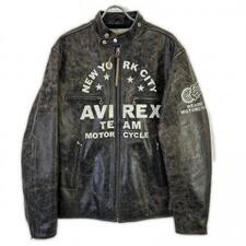 アヴィレックス 6151121 DISTRES LEATHER クラック加工 シングルライダース 買取実績です。