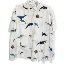 ナゴンスタンス 24SS 470HS830-0920 ホワイト BOXタック Painting of Sea creatures SH/シャツ 買取実績です。