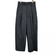 オーラリー 24年製 BLUEFACED WOOL CHECK SLACKS 買取実績です。