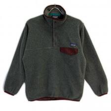 パタゴニア グレー×ボルドー SYNCHILLA フリース スナップ T 買取実績です。