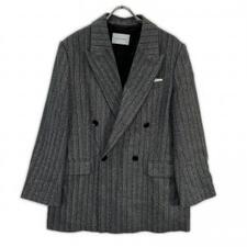 アダムエロペ 25AW GAL25030 グレー ダブルブレストツイード&チェックジャケット 買取実績です。