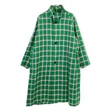 キャバンを宅配で買取。59-09-21-09001 グリーン ストローヤーン チェックワイドバランスコートを買取りました。状態は若干の使用感がある中古品です。