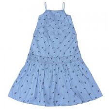 ヌキテパ 010542GN6 ブルー Poly Dupion Beej Embroidery Cami Dress 買取実績です。