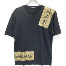 ドルチェ&ガッバーナ G8HS4T ブラック テープロゴ Tシャツ 買取実績です。
