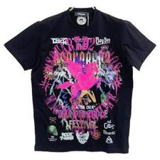 ディースクエアード S71GD1304 23年 ブラック グラフィックプリントTシャツ 買取実績です。