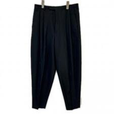 ラッドミュージシャン 18SS ブラック ウール 2タック テーパードワイドスラックスパンツ 買取実績です。