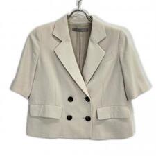 セオリーリュクス 24AW 03-4304400 オフホワイト ハーフスリーブ Clinda Becca ダブルジャケット 買取実績です。