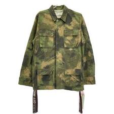 オフホワイト 19AW PAINTBRUSH オーバーサイズ カモフラ ジャケット 買取実績です。