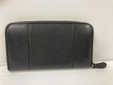ボッテガ・ヴェネタ ブラック レザーコンビ ラウンドファスナー 長財布 買取実績です。