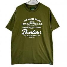 新宿でバブアーを買取。オリーブ 252MTS1513 × Levi's グラフィックTシャツを買取りました。状態は綺麗な状態の中古美品です。