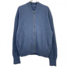 クレプスキュール 1903-011 ブルー rib stitch zip cardigan 買取実績です。