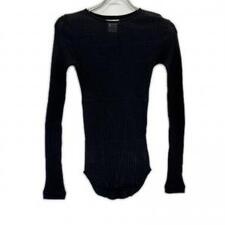 フミカウチダ ブラック WOOL SILK CREW-NECK LONG Tシャツ 買取実績です。