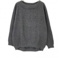 ミューズ グレー ウール×カシミヤ×シルク OLBIAアゼプルオーバーセーター 買取実績です。