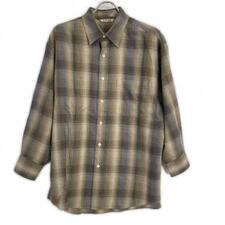 オーラリー 25AW A25AS01LC ベージュ SUPER LIGHT WOOL CHECK SHIRT ロングスリーブシャツ 買取実績です。