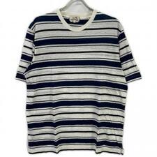 エルメス ブルー ボーダー クルーネック Tシャツ 買取実績です。