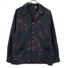 キャプテンサンシャイン 【×UNITED ARROWS】25SS KSUA25SSH01 ネイビー×パープル オープンカラー シャツ ジャケット 買取実績です。
