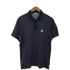 モンクレール 21年製 ネイビー 鹿の子 SS POLO バックロゴ刺しゅう 半袖ポロシャツ 買取実績です。
