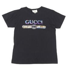 グッチ 492347 ブラック ロゴ 半袖Tシャツ 買取実績です。
