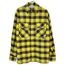 ロエベ H526Y05X07 21AW イエロー CHECK OVERSIZED SHIRTS 買取実績です。