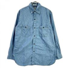オアスロウ vintage fit ブルー ワークシャンブレーシャツ ユーズド加工 買取実績です。