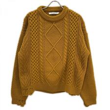 ヴィクティム マスタード DAMAGE CABLE KNIT 買取実績です。