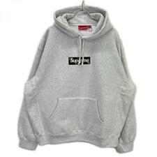シュプリーム 23AW アッシュグレー Box Logo Hooded Sweatshirt カモフラボックスロゴパーカー 買取実績です。