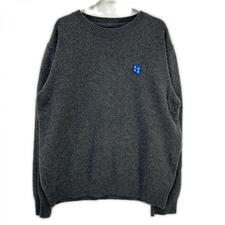 アーダーエラー BMSGFYKT0101CC ダークグレー シグネチャーロゴ クルーネックニット 買取実績です。