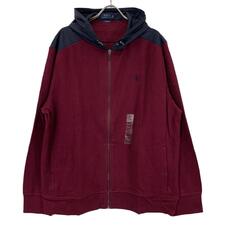 ラルフローレン ボルドー ナイロン切替 ニットジップパーカー 買取実績です。