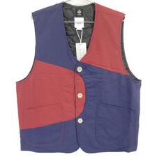 マウンテンリサーチ M2401006 ネイビー×バーガンディ B.P'S PANELED HUNTING VEST 買取実績です。
