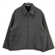 オーラリー A8AB02BN チャコールグレー ウール DOUBLE FACE CHECK ZIP BLOUSON/ダブルフェイスチェックジップブルゾン 買取実績です。