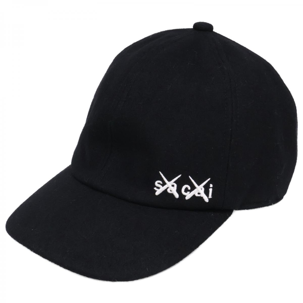 サカイを宅配で買取。【×カウズ】21AW 21-0289S ブラック Melton cap
