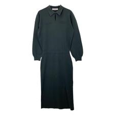 ハーリップトゥ ダークグリーン ウール混 Serene Collared Knit Dress 買取実績です。