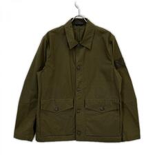 ストーンアイランド 23SS 7815437F1 GHOST PIECE カーキ ロゴボタン O-VENTILE ベンタイルコットンジャケット 買取実績です。