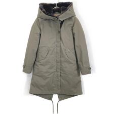 ウールリッチ 1702151 カーキ ラビットファー ナイロン モッズ コート 買取実績です。