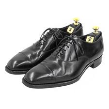 三陽山長 ブラック レザー 友之介/TOMONOSUKE R309ラスト ストレートチップシューズ 買取実績です。