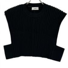 ハイク 232-11338 23AW ブラック WIDE RIBBED CROPPED VEST リブクロップドニットベスト 買取実績です。