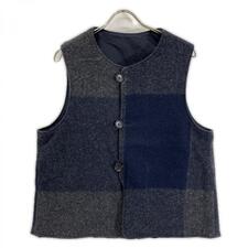 エンジニアドガーメンツ グレー×ネイビー ウール Over Vest リバーシブルベスト 買取実績です。