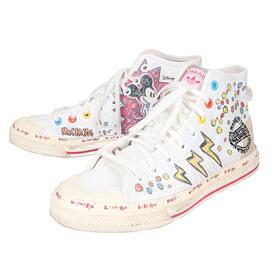 アディダスの×Disney ホワイト GZ8838 Nizza Hi RF Mickey Mouse スニーカーの買取実績です。