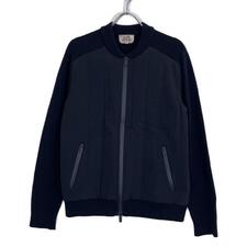 エルメス 16AW ブラック ウール×カシミア ナイロン切り替え ジップアップジャケット 買取実績です。