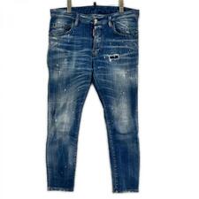 ディースクエアード S74LB1642 インディゴ ダメージ加工 SKATER JEAN/スケータージーン ペイントデニムパンツ 買取実績です。