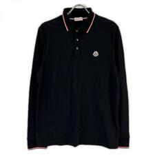 モンクレール 21年ブラック MAGLIA POLO MANICA LUNGA ポロシャツ 買取実績です。