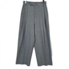ウィムガゼット 24SS WGZ1032102A0008 グレー ハイウエスト セミワイドシルエットウールタックパンツ 買取実績です。