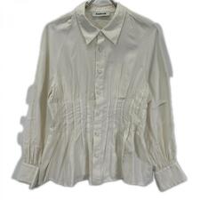 キャバン 24年製 ブルー コットンサテンモールスキン タックブラウス 買取実績です。