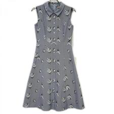 宅配でトッカを買取。ブルー 洗える LILY OF THE VALLEY ストライプノースリーブシャツワンピースを買取りました。状態は多少の汚れ、使用感あり