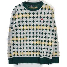 ウノ ピゥ ウノ ウグァーレ トレ 【GOLF】GRK067-WOA017 グリーン G.CREWKNIT GOLF BALL 総柄クルーネックニット 買取実績です。