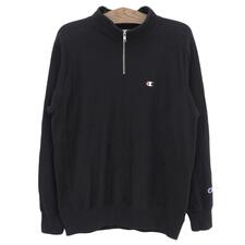 チャンピオン C3-Z005 ブラック REVERSE WEAVE HALF ZIP SWEATSHIRT プルオーバースウェット 買取実績です。