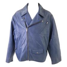 ポータークラシック PC-017-1962 ネイビー 牛革 RIDERS JACKET W/LOVE&PEACE SILVER ダブルライダースジャケット 買取実績です。
